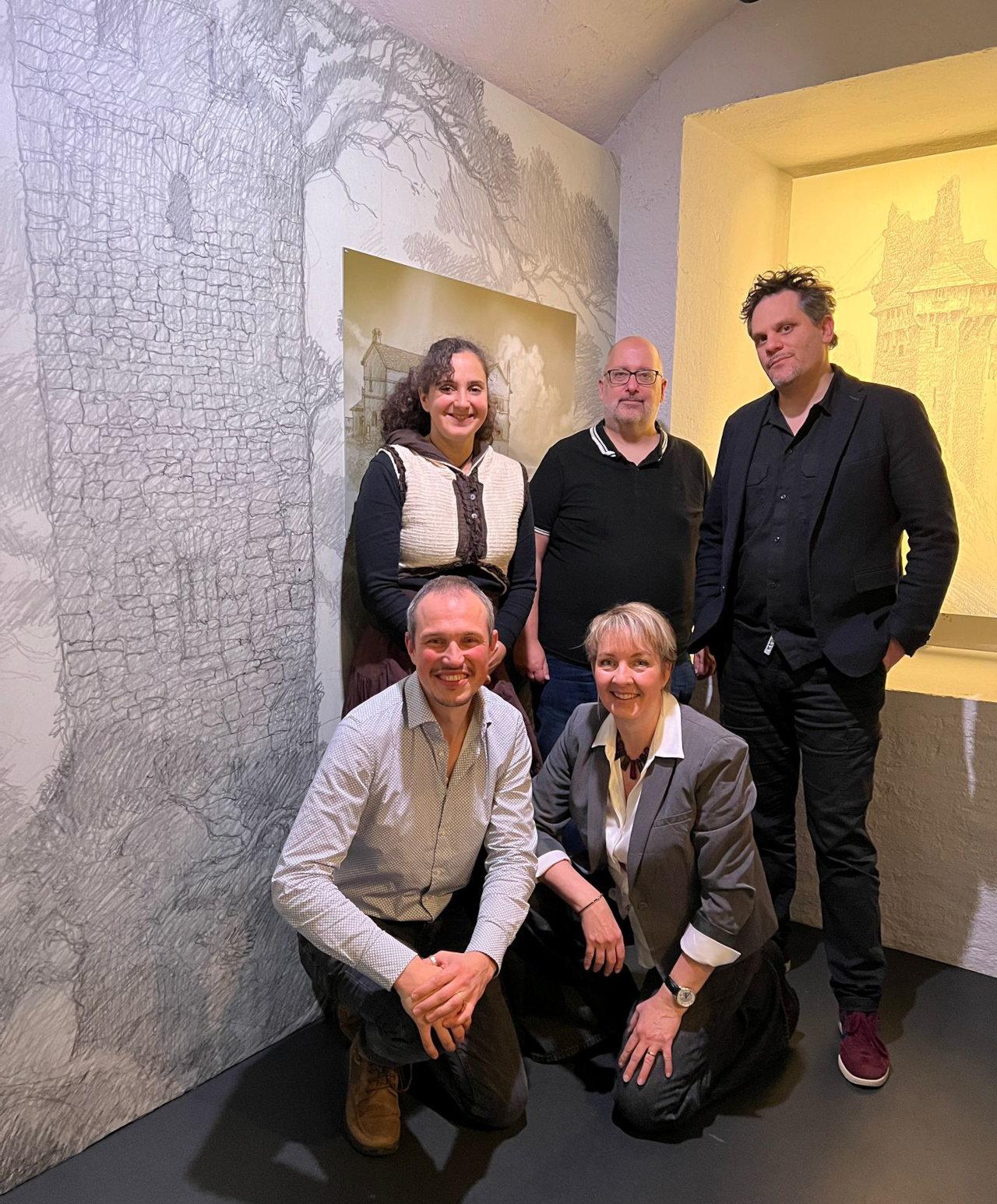 Les cinq auteurices du roman